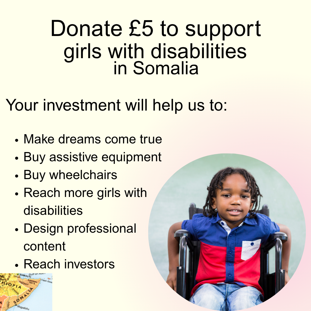 Give £5/month to Sponsor Girls with Disabilities for Education and Inclusion