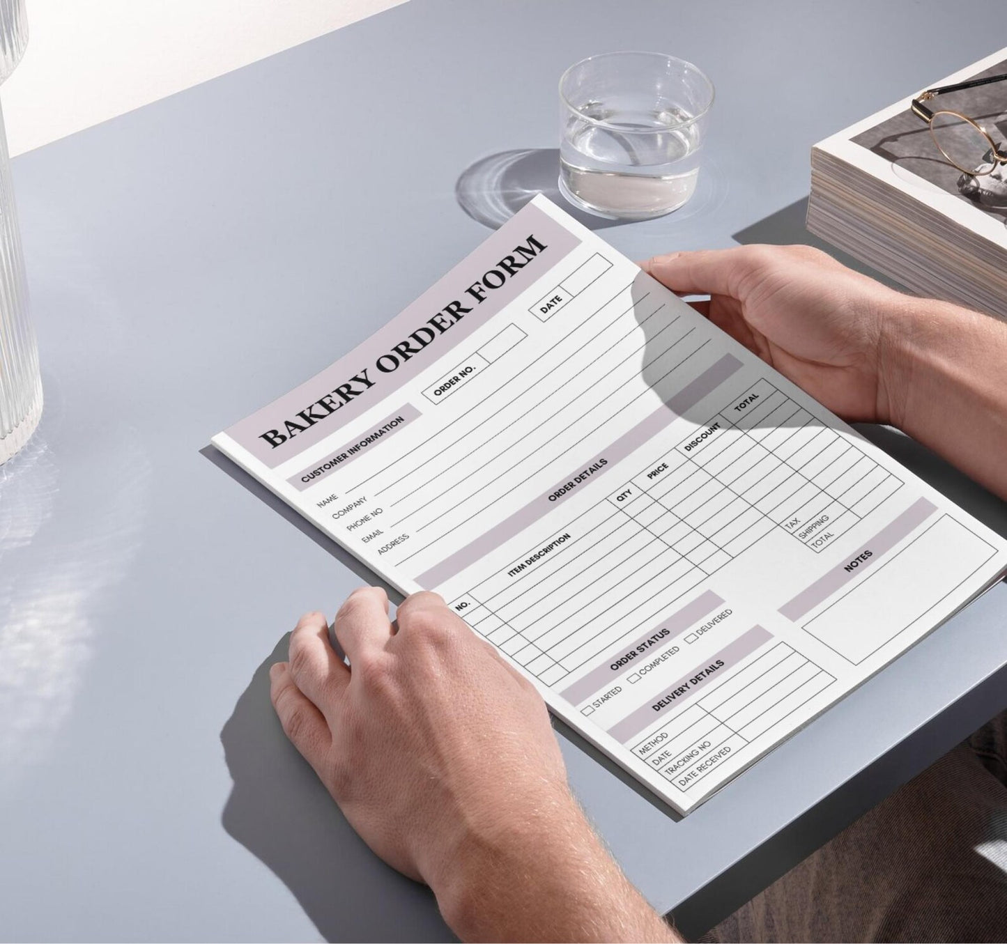 Bakery Order Forms and invoice Templates