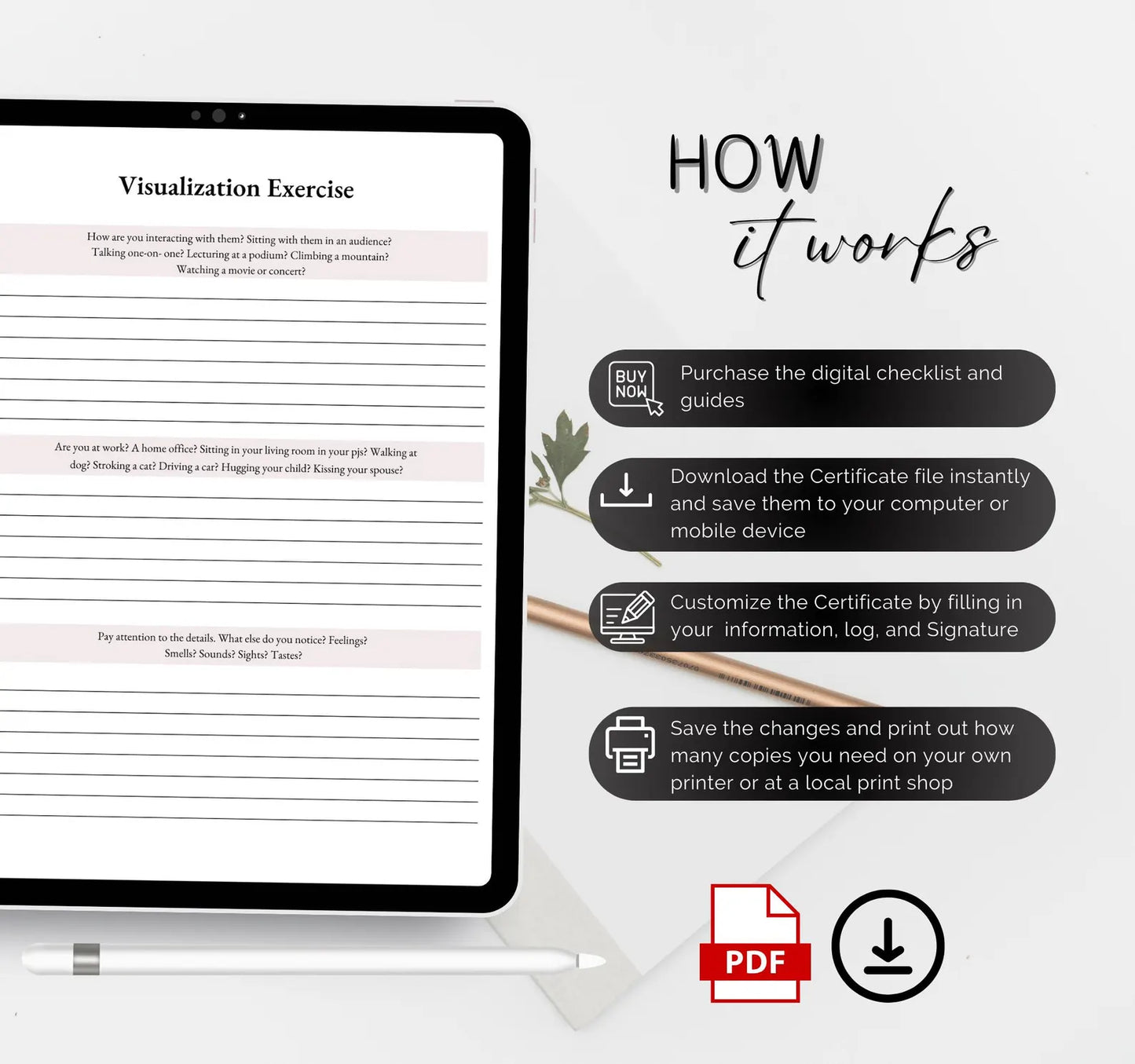 PLR Minimalist Passion Planner for Women