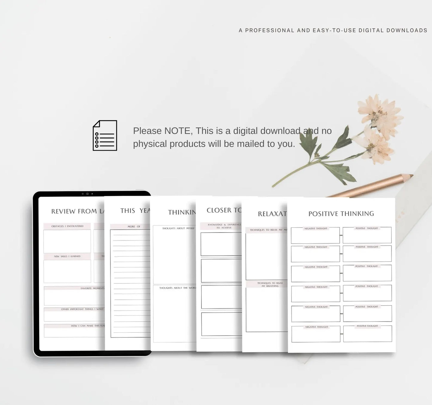 PLR Personal Development Planner for Women