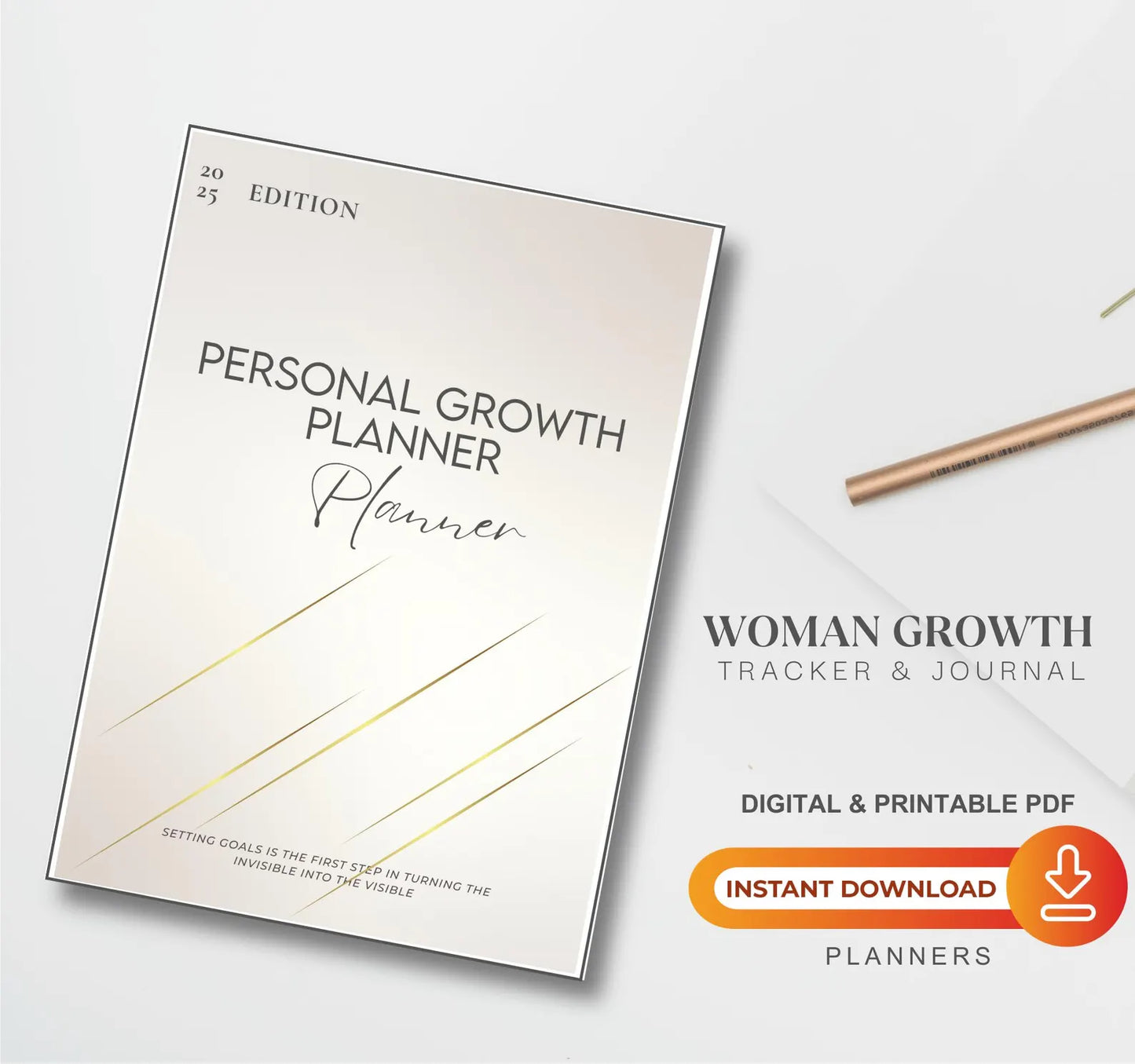 PLR Personal Development Planner for Women