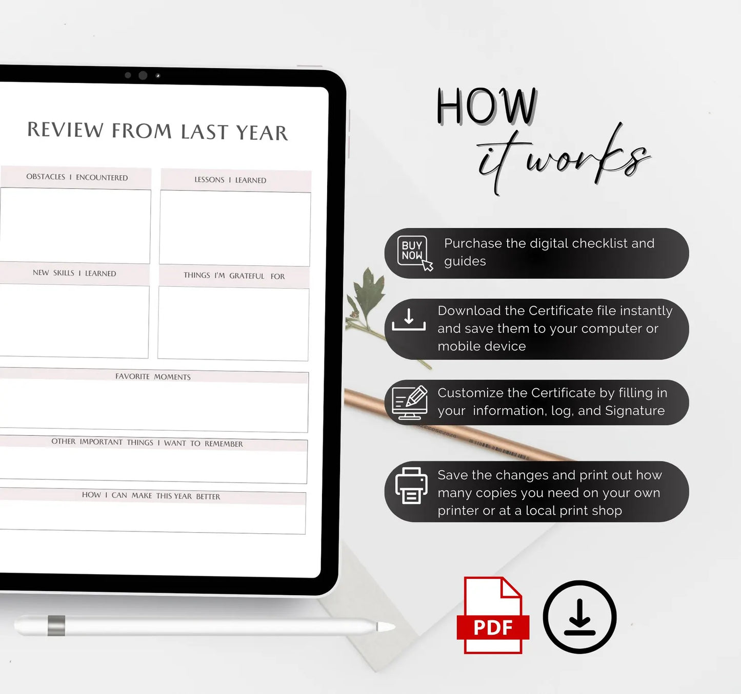 PLR Personal Development Planner for Women