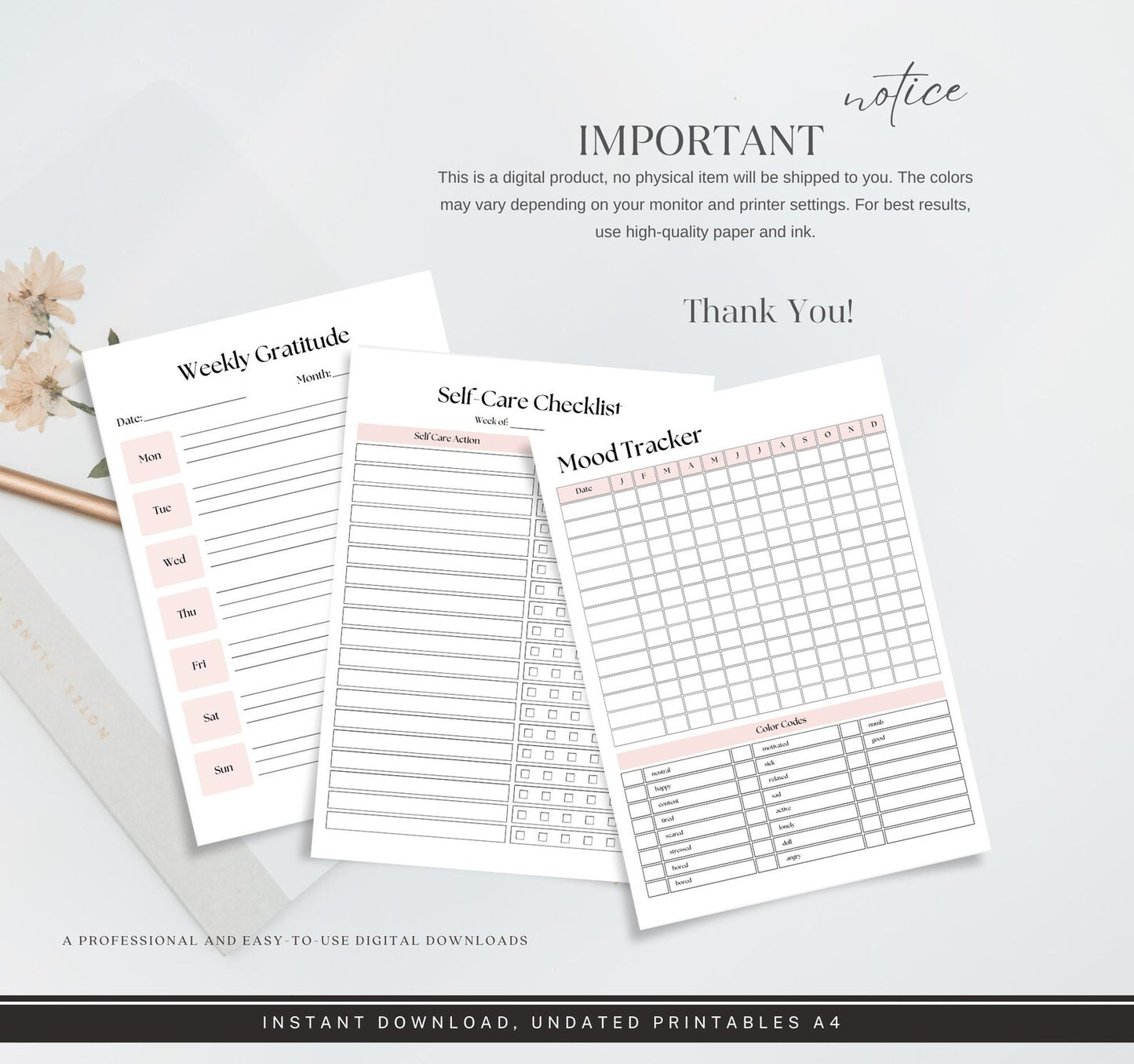 Printable Vision Board Planner