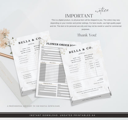 Order form and Invoice Templates