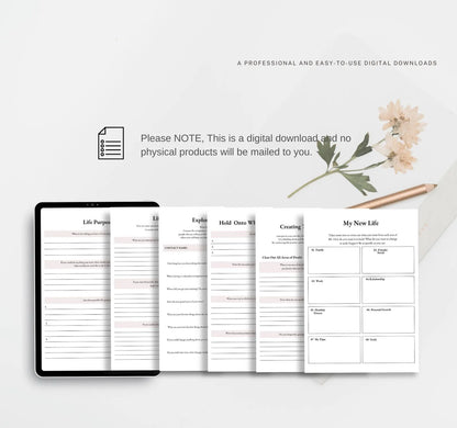 PLR Minimalist Passion Planner for Women