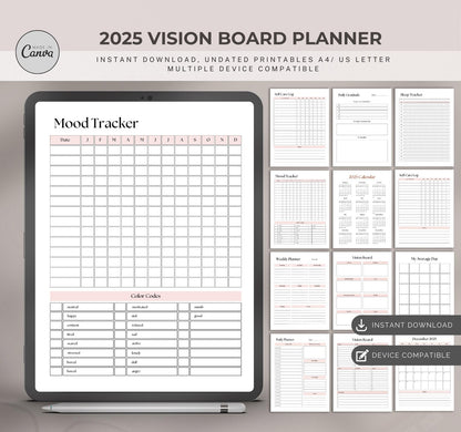 Printable Vision Board Planner